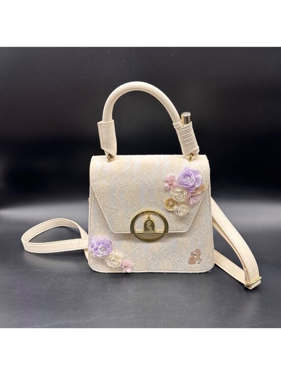 Loungefly Handbags - Loungefly Disney Beauty and the Beast Ballroom Dance Lace Handbag Shoulder Purse